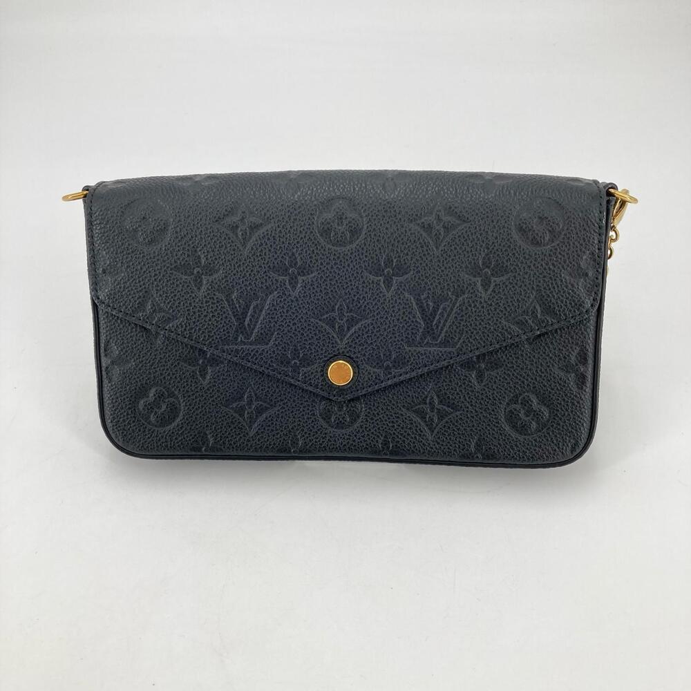 Louis Vuitton Felicie Pochette Shoulder Bag Black